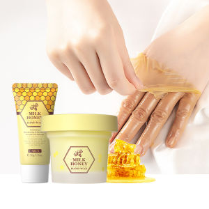 LAIKOU Milk Honey Hand Wax Peel-off Mask: Nourishing & Sloughing Off Dead Skin
