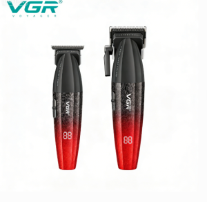 VGR | VGR Professional Electric Hair Clipper 9000 RPM High end Multi gear Adjustment Electric Push Cutting Alloy Blade Trimmer V-640S2
