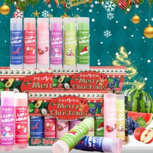 ชุดลิปบาล์มวีแกนผสมผลไม้ 6 ชิ้น ให้ความชุ่มชื้นยาวนานและเงางาม ช่วยฟื้นฟูริมฝีปากแห้ง ใช้เป็นไพรเมอร์ก่อนทาลิปสติกได้ เป็นของขวัญคริสต์มาสที่สมบูรณ์แบบ