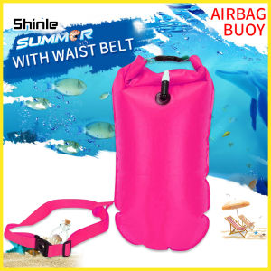 Swimming Buoy Inflatable with Adjustable Hipbelt for Open Water Swimming Airbag