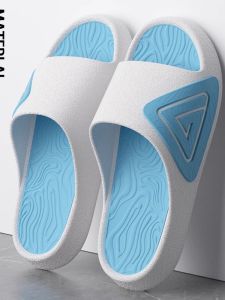 Summer Mens Slippers Outdoor Wearable Thick Bottom Indoor Bathroom Non-Slip Sandals Wear-Resistant Sports Flat Footwear