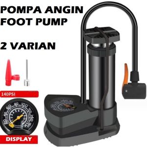 Murah Pompa Angin INJAK mini portable manual emergency motor sepedac ban bola Modern