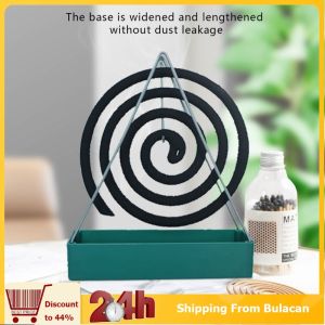 1pc Plastic Triangle Mosquito Incense Holder Household Creative Stand Ebony Support Mosquito For Home