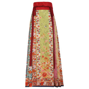 Original Hanfu Evening Qing Dynasty Womens Clothing National Style Horse Tailed Skirt Ancient Costume New Arrival 2025