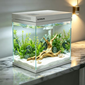 sunsun | Filtering Oxygenator Self-cycling Fish Tank Desktop Small Glass