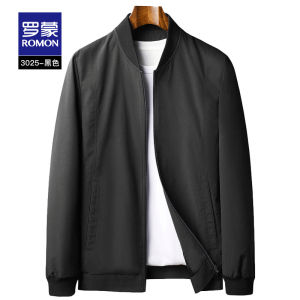 Classic Administrative Jacket for Men Romon Spring Casual Turn-down Collar Dad Clothes Middle-aged And Elderly Outerwear