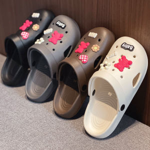 รองเท้าแตะ EVA แบบสวมลำลองสำหรับผู้หญิงในช่วงฤดูร้อนปี 2024 รองเท้าแตะแบบสวมสบายสำหรับเด็กและเยาวชน รองเท้าแตะแบบสวมลำลองสำหรับใช้ในบ้านและกลางแจ้ง