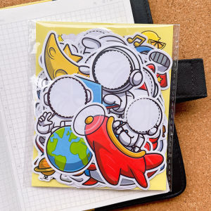 Class Bulletin Board Company Culture Wall Astronaut Sticker Growth Album Body Shape Paper Crafts Educational Business Supplies