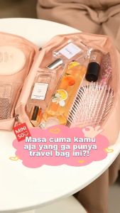 MINISO Tas Penyimpanan Travel Bag Multifungsi Baju Makeup
