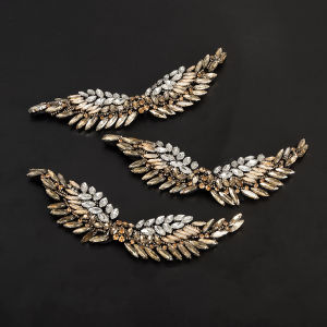 Vải Dính Cánh Ngỗng Đá Rhinestone Cỡ Lớn Thủ Công DIY Trang Trí Sân Khấu Túi Vá Váy Phụ Kiện