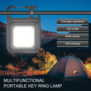 [Còn Hàng]linghig Đèn LED Móc Khóa Mini COB Đèn Làm Việc Có Thể Sạc Lại Đèn Pin Ngoài Trời Trong Nhà Đa Năng Đèn Làm Việc Kẹp Bỏ Túi 500 Lumens Đèn Nhỏ Cắm Trại LED Có Nút Chai Độ Sáng Cao Dễ Mang Theo 3 Chế Độ Chiếu Sáng