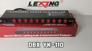 LEXING  NEW YK-110 new product 10 channels performance essential audio equipment power sequence DJ controller