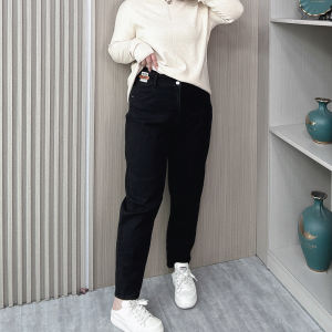 High Waist Casual Harlan Jeans plus Size Womens Loose Fit Straight Leg Jeans Stylish plus Size Autumn Collection