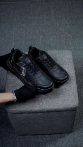 RANGER BLACK WHITE - Sepatu Sneakers Pria Casual Sneker Cowok Hitam Naz x Sneakers Pedia