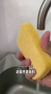 Dish Wash Sponge Souring Pad Dishwashing Cleaning Magic Scouring Sponge Pad Wash Dish Scrub Sponge Jala Cuci Pinggan BUY 5 FREE 1