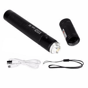 303 Full Star High Power Green Laser Demo Pen Nano Remote Sight USB Charging Signal Distress Light  激光笔