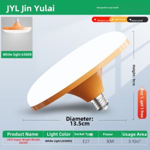JINYULAI | Ultra Bright Energy-Saving Waterproof Eye-Protection LED Bulb E27 Socket