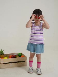 YOEHYAUL | Girl Retro Lazy Stylish Fade-Resistant Child Casual Pants