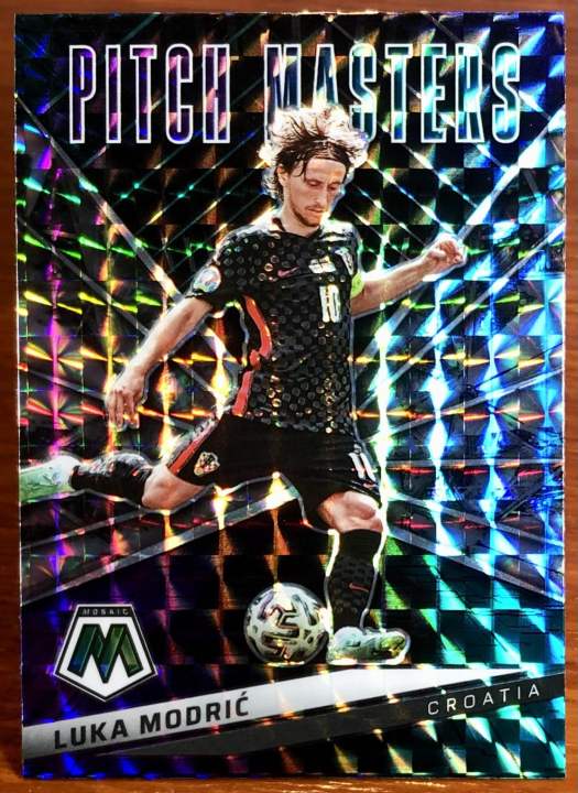 LUKA MODRIC ⚽️ โครเอเชีย ⚽️ การ์ดสะสมฟุตบอล FIFA 🌎 PITCH MASTERS MOSAIC ...