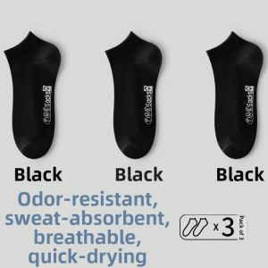Baisina | Moisture-wicking Anti-odor Breathable Non-slip Mens Cotton Socks