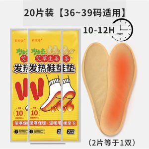 Winter Warm Footpad Shoe Inserts Mens Womens Herbal Medicine Heated Anti-Cold Walking Comfort Foot Pads Breathable Moisture-Wicking