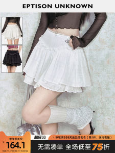 EPTISON Summer 2024 White Lace A-Line Mini Skirt High Waist Ballet Style Short Cake Skirt Girls Premium Quality Womens Skirts