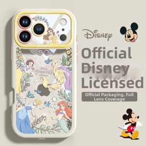pinsai | Cute Cartoon Princess Floral Design Universal Phone Case 16cm Lanyard
