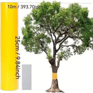 1 Roll of Yellow Double-sided Insect Proof Tape To Prevent Insects Ants and Moths From Climbing. Outdoor Garden Insect Trap