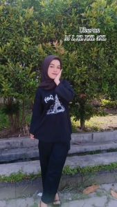 Setelan Wanita Terbaru Viral Mika Set Bahan Kaos Katun Combed 24s Aplikasi Sablon Baju Atasan Dan Celana BISA DIBELI TERPISAH Oneset Jumbo M L XL XXL 3XL Kekinian Outfit Korean Style Termurah