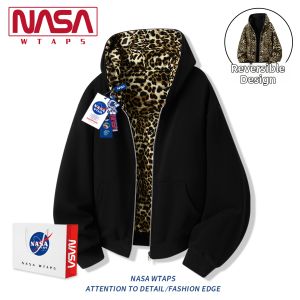 NASA WTAPS | Reversible Hooded Sweatshirt Outerwear For Fall