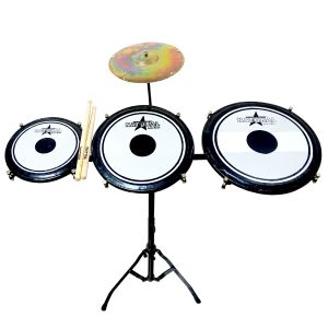 TAMTAM DRUM 1 SIMBAL/TAMTAM PENGAMEN/TAMTAM ANGKLUNG/MAINAN ANAK DRUMBAND(BONUS STIK)