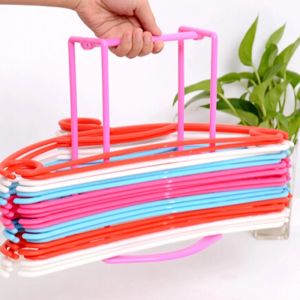 Hanger Organizer Hanger Stacker for Closet Laundry Room Holds Clothes Hangers Hanger Storage Rack Holder Clothes Hangers