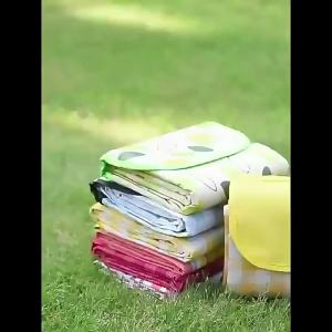 Waterproof Moistureproof Machine Washable Cartoon Oxford Cloth Picnic Mat