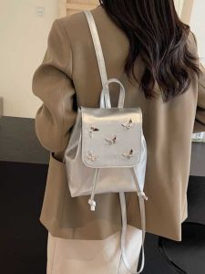 Butterfly Backpack Bags Ladies 2024 New Arrival Tide South Korea College Backpack Easiest for Match Student Class Schoolbag