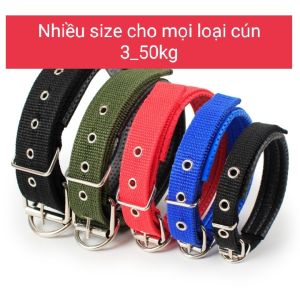*HCM* Vòng cổ cho Chó Cao Cấp nhiều size từ 3-50kg - Đai cổ cho Chó Lớn - Hàng chuẩn như hình