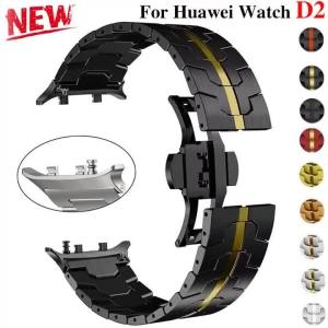 Đồng Hồ Thông Minh Huawei Watch D2 Dây Đeo Bằng Thép Không Gỉ Vòng Đeo Tay Thay Thế Đồng Hồ Thông Minh Dây Đeo Cổ Tay Bằng Kim Loại Tương Thích Với Phụ Kiện Đồng Hồ Thông Minh Huawei