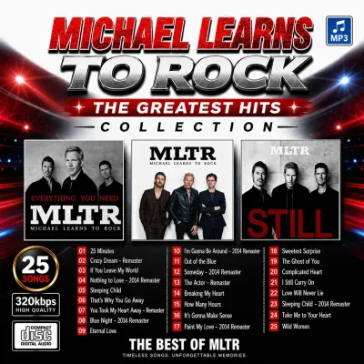 Greatest Hits Air Supply and Michael Learns To Rock High Quality CD Audio MP3 Compact Disc Digital Audio