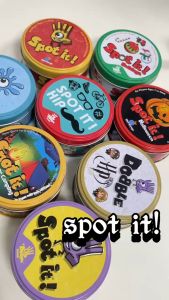 Spot IT Game Card 2 to 8 people for classic families matching games toys matching games family games DOBBLE
