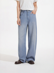 Hotwind | Elastic Waist Straight Leg Jeans