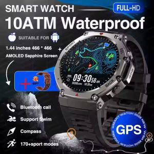 T-Rex 3 Ultra Built-in Dual-band GPS Smartwatch 10ATM Waterproof 48mm AMOLED Compass 170 Sport Durable Military Smart Watch 2025