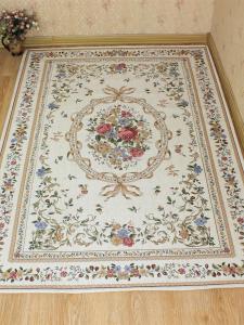 European Style Carpet Coffee Table Mat Bedroom Bedside Blanket Living Room Sofa French Vintage Countryside Floor Mat Photography