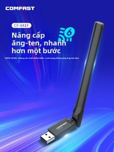 Comfast | Bộ Điều Hợp Không Dây Gigabit Dual-Band Wi-Fi 6 AX600M USB