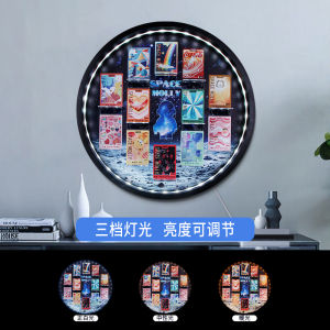 Pop Mart Mega Anniversary Series Space Molly100% Three Generations Display Box Blind Box Storage Scenario