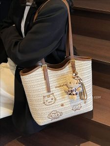 JIFANPAUL | Túi Xách Dệt Đan Thời Trang Dung Lượng Lớn Cho Người Đi Làm