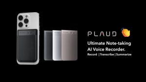 PLAUD NOTE AI Voice Recorder with Magnetic Case (Black) | Transcribe & Summarize AI Technology
