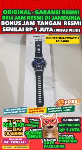 DIGITEC ORIGINAL SMARTWATCH PRIA DIGITEC EXPLORA BK - MEN TR - RUBBER - HITAM - JAMDUNIA / JAM DUNIA JD18 # JAM TANGAN PRIA JAM TANGAN SMARTWATCH JAM PRIA JAM TANGAN ANTI AIR $ DIGITEC EXPLORA JAM TANGAN DIGITAL S003