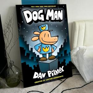Comic Cartoon Dog Man Anime Poster HD Anime Hot Theme Singer/OST/Movie-Waterproof Self-Stick Home Decor