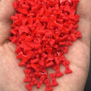 50ชิ้นสีครีมโบว์ติดเล็บทำจากเรซินน่ารักแบบญี่ปุ่นลูกปัดหลากสีสำหรับตกแต่งเล็บอุปกรณ์ตกแต่งแบบทำมือ