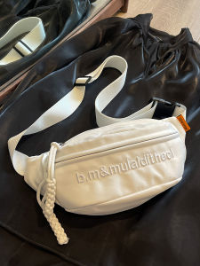 สไตล์สปอร์ต กระเป๋าคาดหน้าอกปั่นจักรยานสะพายข้าง ผู้หญิง ใหม่ 2024 อินเทรนด์ เฉพาะกลุ่ม กระเป๋าสะพายไหล่เดี่ยวผู้ชาย ทันสมัย กระเป๋าใบเล็ก