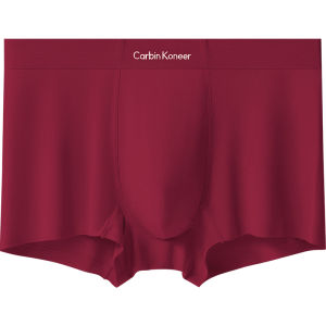 CarbinKoneer | Mens Brief Underwear Modal Red Short Briefs